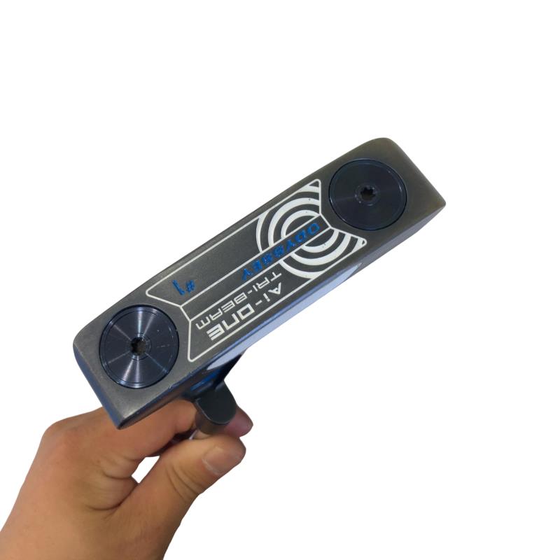 【中古】 オデッセイ Ai-ONE TRI-BEAM #1 34in パター PT STROKE LAB 90 スチール写真 (フレックス余分の物) メンズ 成人男性用 右利き 右用 C序列付ける ゴルフ野球クラブ