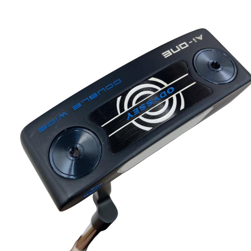 【中古】 オデッセイ Ai-ONE DOUBLE WIDE CH 33in パター PT STROKE LAB 90 スチール写真 (フレックス余分の物) メンズ 成人男性用 右利き 右用 B序列付ける ゴルフ野球クラブ