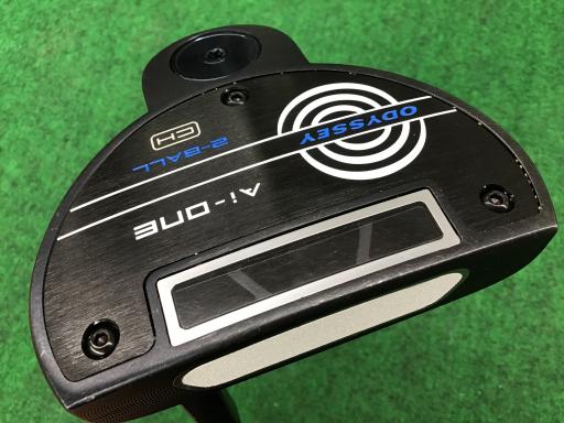 【中古】 オデッセイ Ai-ONE 2-BALL CH(カスタム) パター PT 純然たる特注矢がら (フレックス余分の物) メンズ 成人男性用 右利き 右用 C位置づける ゴルフ野球クラブ
