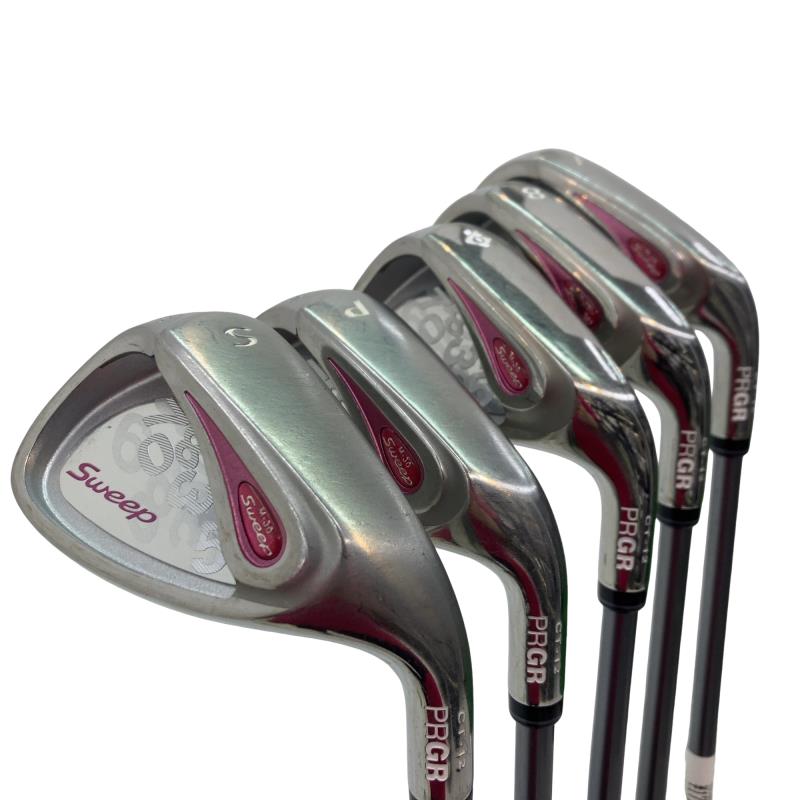 【中古】 プロギア Sweep CT-12 6S レディース アイアンセット IR sweep (フレックスL) レディース 女性用 右利き 右用 Cランク ゴルフクラブ