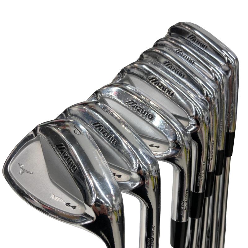 【中古】 ミズノ MP-64 8S アイアンセット IR Dynamic Gold (フレックスS) メンズ 男性用 右利き 右用 Cランク ゴルフクラブ|ゴルフパートナー 中古クラブ店