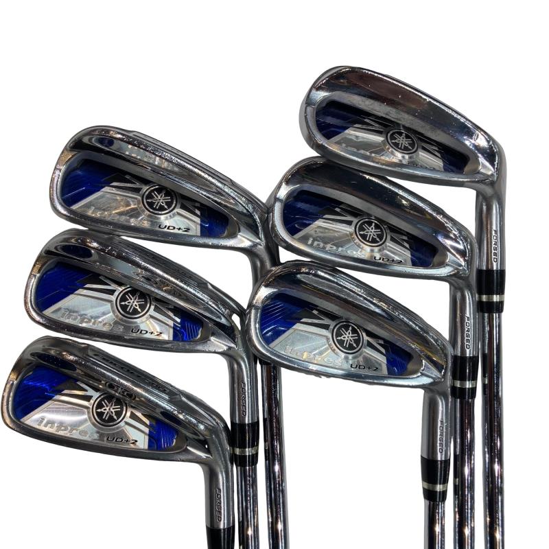 【中古】 ヤマハ inpres UD+2 6S アイアン仕掛ける IR NS PRO ZELOS 7 (フレックスR) メンズ 成人男性用 右利き 右用 C序列付ける ゴルフ野球クラブ