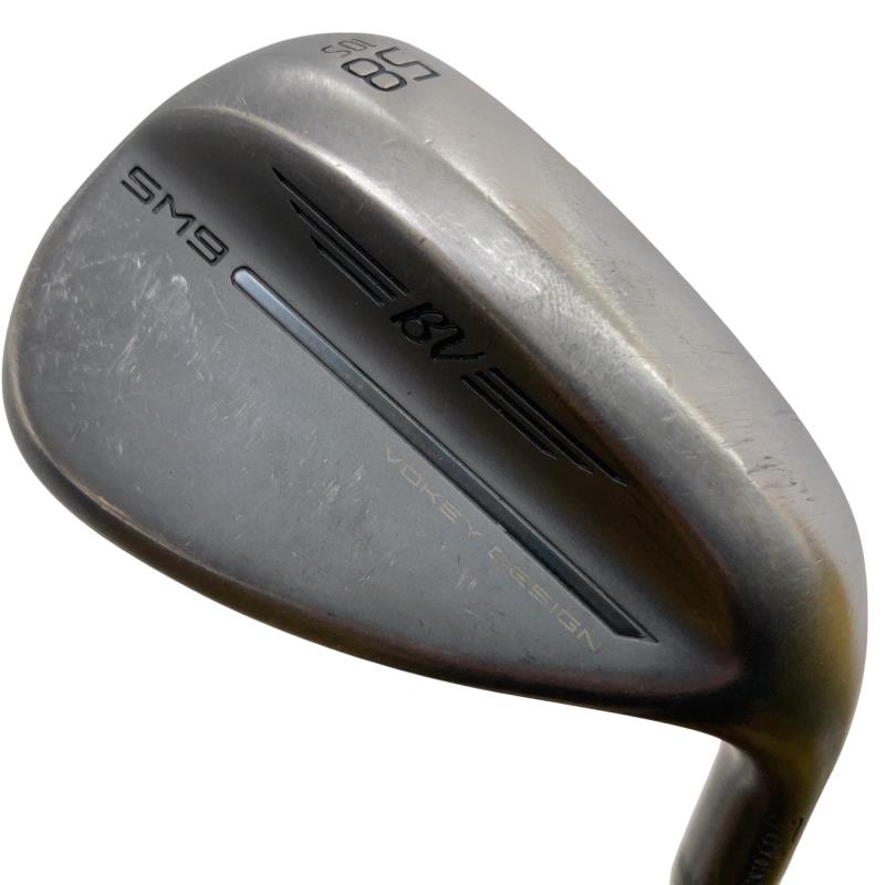 【中古】 タイトリスト VOKEY SPIN MILLED SM9 ジェットブラック 58°/10°S ウェッジ WG BV 105 (フレックスその他) メンズ 男性用 右利き 右用 Cランク ゴルフクラブ