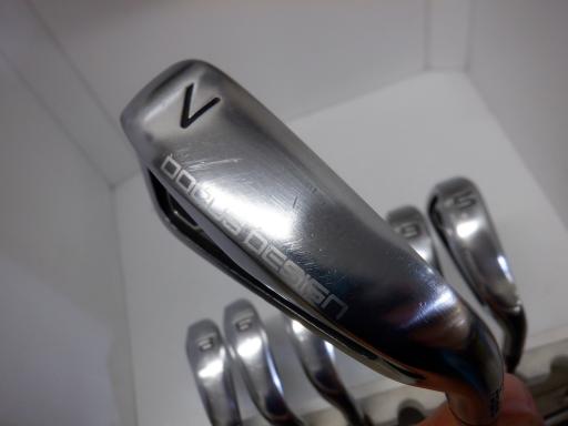 【中古】 DOCUS DOCUS DESIGN REVOLUTION 7S アイアンセット IR 純正特注シャフト (フレックスS) メンズ 男性用 右利き 右用 Cランク ゴルフクラブ