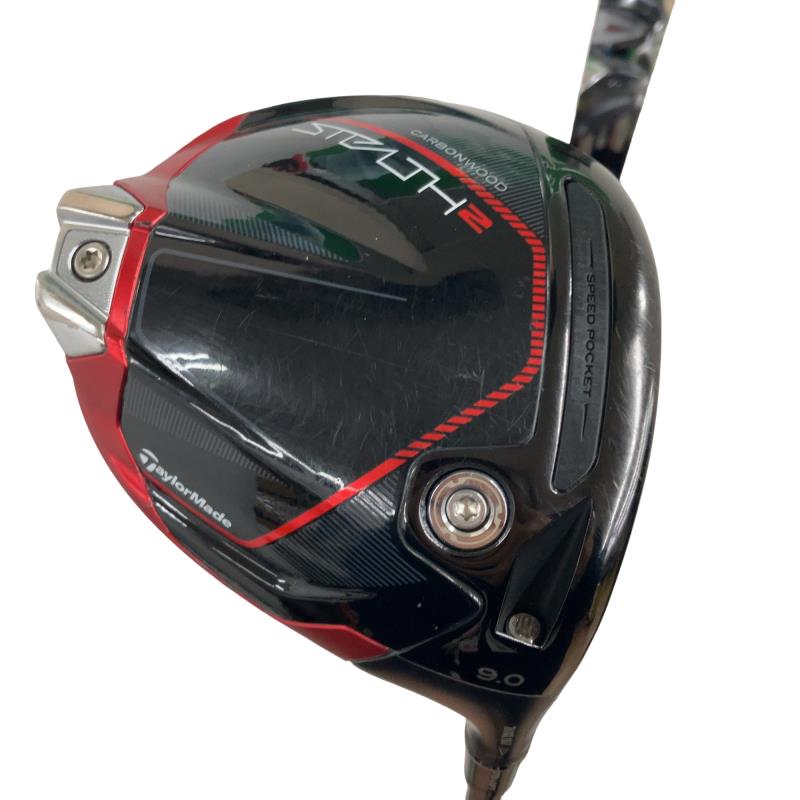 【中古】 テーラーメイド STEALTH2 9° ドライバー DR TENSEI RED TM50(STEALTH DR) (フレックスS) メンズ 男性用 右利き 右用 Cランク ゴルフクラブ