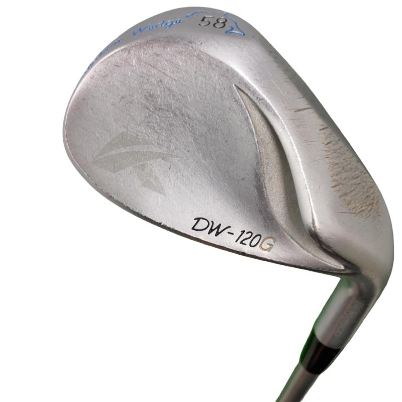 【中古】 キャスコ Dolphin Wedge DW-120G シルバー 58&deg; ウェッジ WG Dolphin DP-201 (フレックスその他) メンズ 男性用 右利き 右用 Cランク ゴルフクラブ｜ゴルフパートナー 中古クラブ店