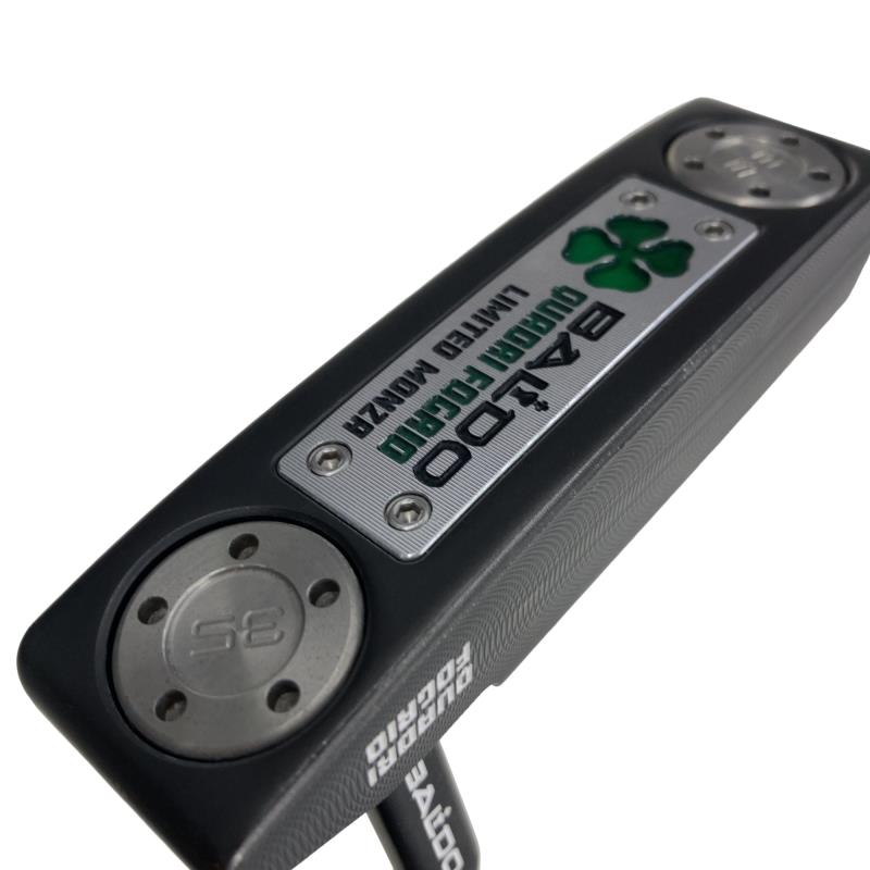 【中古】 BALDO QUADRI FOGLIO LIMITED MONZA 001(ショートスラントネック)33インチ パター PT スチール (フレックスその他) メンズ 男性用 右利き 右用 Cランク ゴルフクラブ