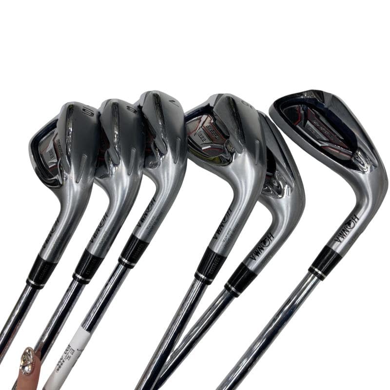 【中古】 本間ゴルフ Be ZEAL 535 8S アイアンセット IR NS PRO 950GH (フレックスS) メンズ 男性用 右利き 右用 Cランク ゴルフクラブ