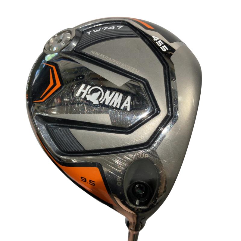 【中古】 本間ゴルフ TOUR WORLD TW747 455  9.5° １番ウッド DR VIZARD for 747 50(１番ウッド) (フレックスR) メンズ 成人男性用 右利き 右用 C序列付ける ゴルフ野球クラブ