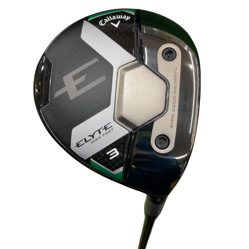 【中古】 キャロウェイ ELYTE MAX FAST 3W フェアウェイウッド FW LIN-Q GREEN 40 for CW(ELYTE FW) (フレックスR) メンズ 男性用 右利き 右用 Bランク ゴルフクラブ