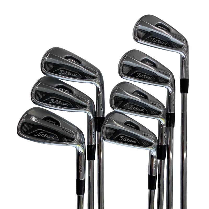 【中古】 タイトリスト Titleist AP2 712 8S アイアン仕掛ける IR Dynamic Gold (フレックスS) メンズ 成人男性用 右利き 右用 C価値づける ゴルフ野球クラブ