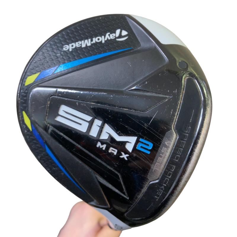 【中古】 テーラーメイド SIM2 MAX 5W フェアウェイウッド FW 純正特注シャフト (フレックスS) メンズ 男性用 右利き 右用 Cランク ゴルフクラブ
