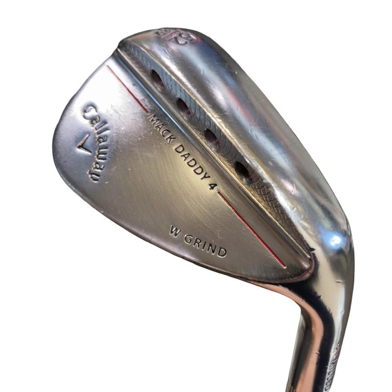 【中古】 キャロウェイ MACK DADDY 4 Crメッキ 52°/12°W ウェッジ WG Dynamic Gold (フレックスS) メンズ 成人男性用 右利き 右用 C位置づける ゴルフ野球クラブ