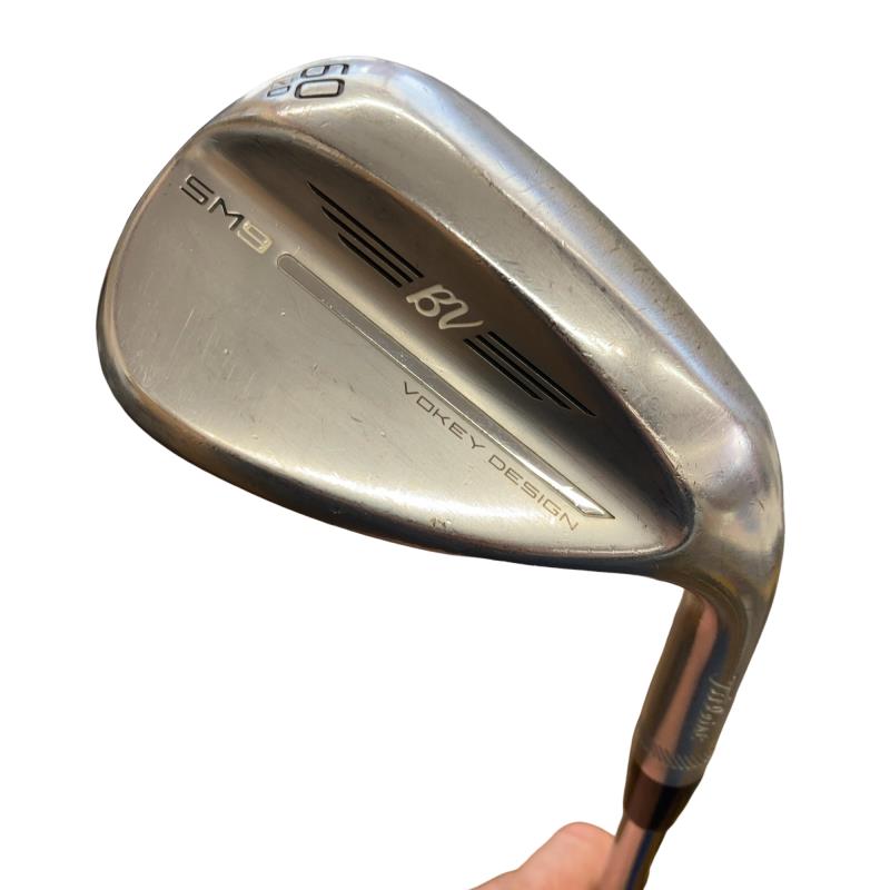 【中古】 タイトリスト VOKEY SPIN MILLED SM9 ツアークロム 60°/12°D ウェッジ WG Dynamic Gold (フレックスS) メンズ 男性用 右利き 右用 Cランク ゴルフクラブ