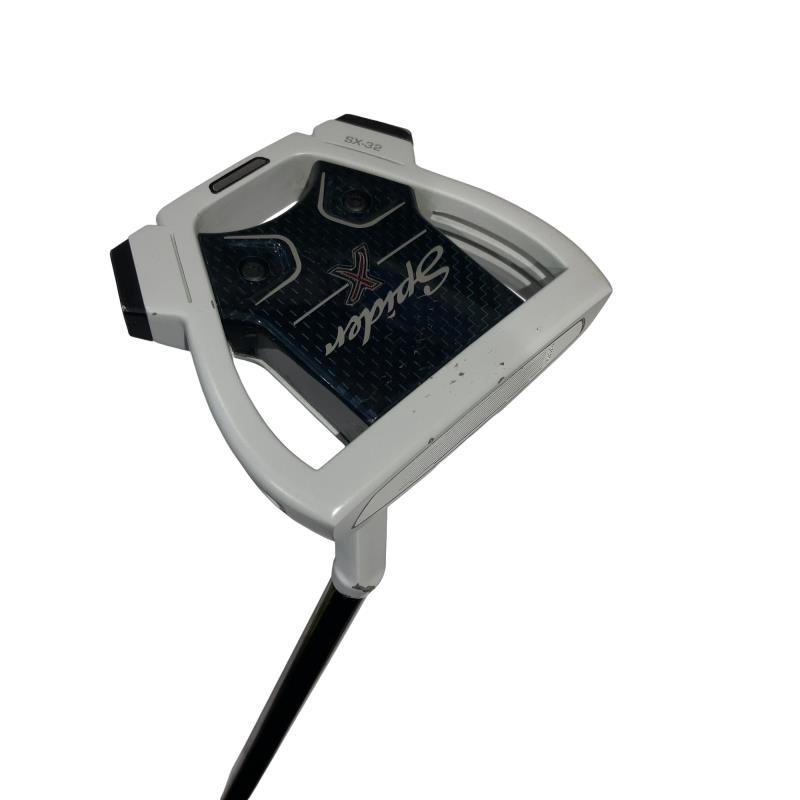 【中古】 テーラーメイド Spider X COPPER/WHITE スモールスラント 34インチ パター PT スチール(ブラック) (フレックスその他) メンズ 男性用 右利き 右用 Cランク ゴルフクラブ