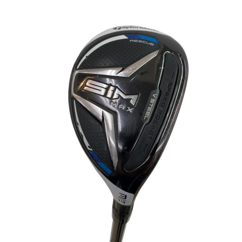 【中古】 テーラーメイド SIM MAX U3 ユーティリティ UT TENSEI BLUE TM60(UT) (フレックスS) メンズ 男性用 右利き 右用 Cランク ゴルフクラブ