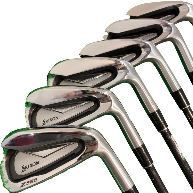 【中古】 ダンロップ SRIXON Z585 6S アイアン仕掛ける IR Miyazaki Mahana (フレックスS) メンズ 成人男性用 右利き 右用 C序列付ける ゴルフ野球クラブ