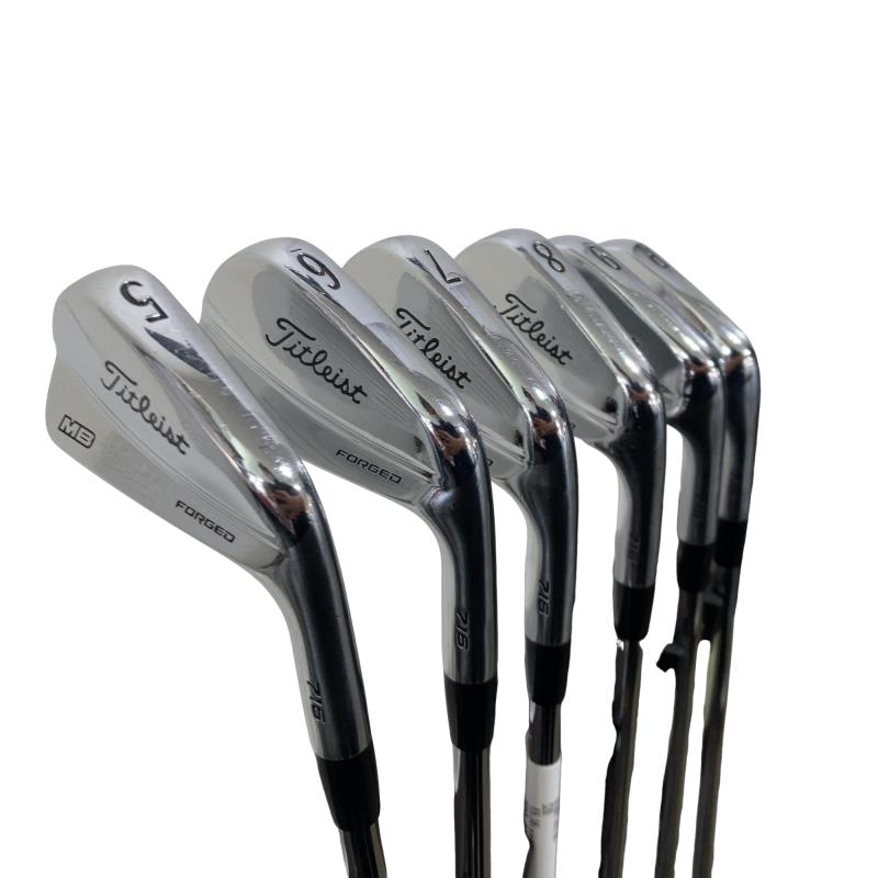 【中古】 タイトリスト Titleist MB 716 6S アイアン仕掛ける IR Dynamic Gold AMT (フレックスS) メンズ 成人男性用 右利き 右用 C序列付ける ゴルフ野球クラブ