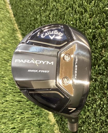 【中古】 キャロウェイ PARADYM MAX FAST 7W レディース フェアウェイウッド FW ELDIO 40 for CW(PARADYM FW) (フレックスL) レディース 亭主もち用 右利き 右用 B位置づける ゴルフ野球クラブ