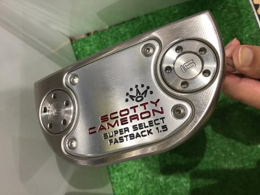 【中古】 タイトリスト SCOTTY CAMERON SUPER SELECT FASTBACK 1.5 34インチ パター PT スチール (フレックスその他) メンズ 男性用 右利き 右用 Cランク ゴルフクラブ|ゴルフパートナー 中古クラブ店