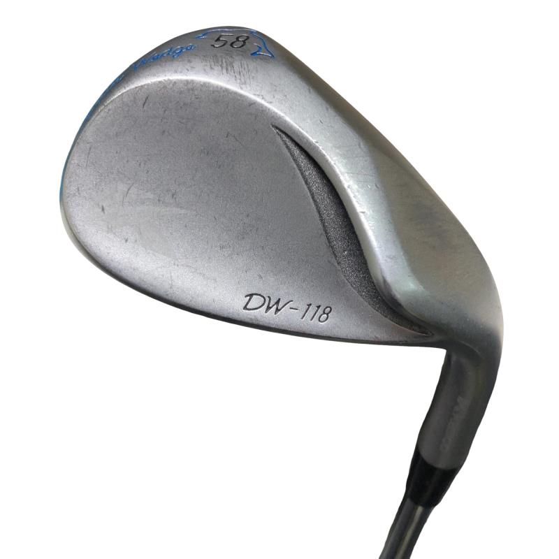 【中古】 キャスコ Dolphin Wedge DW-118 シルバー 58° ウェッジ WG Dynamic Gold (フレックスS) メンズ 男性用 右利き 右用 Cランク ゴルフクラブ