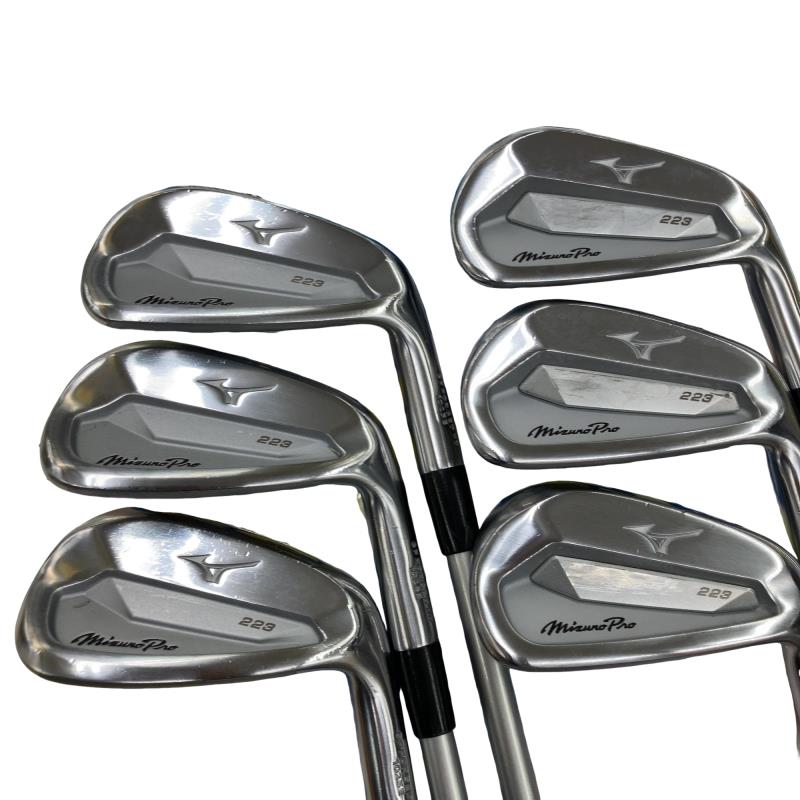 【中古】 ミズノ Mizuno Pro 223 6S アイアンセット IR 純正特注シャフト (フレックスS) メンズ 男性用 右利き 右用 Cランク ゴルフクラブ