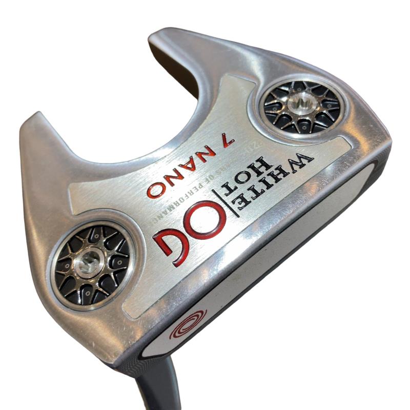 【中古】 オデッセイ WHITE HOT OG #7 NANO 34in パター PT STROKE LAB (フレックス余分の物) メンズ 成人男性用 右利き 右用 B位置付ける ゴルフ野球クラブ ゴルフ-パター
