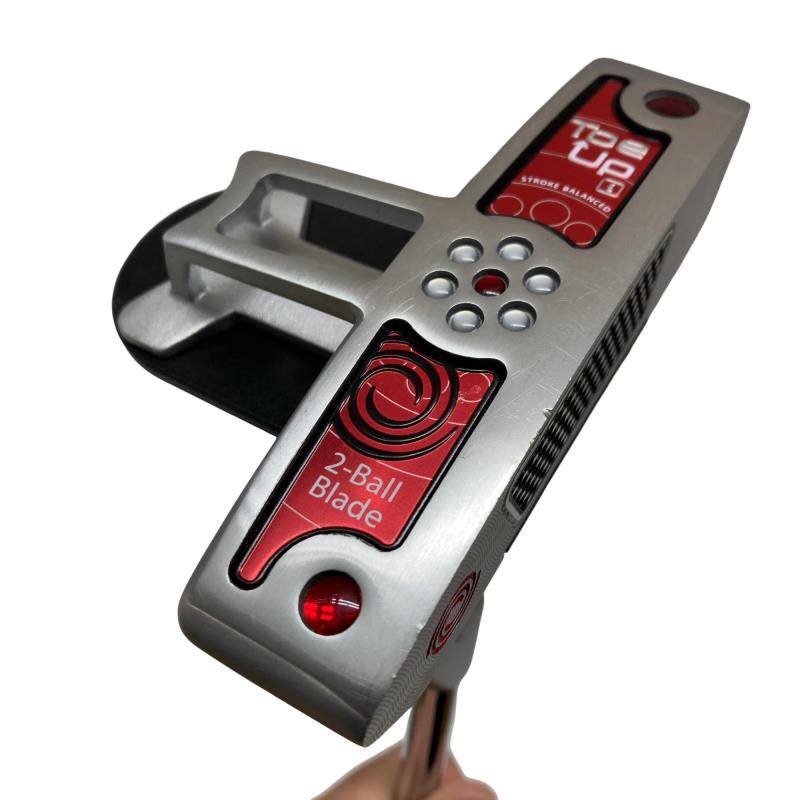 【中古】 オデッセイ Toe UP i 2・BALL BLADE 34in パター PT スチール写真 (フレックス余分の物) メンズ 成人男性用 右利き 右用 C位置づける ゴルフ野球クラブ