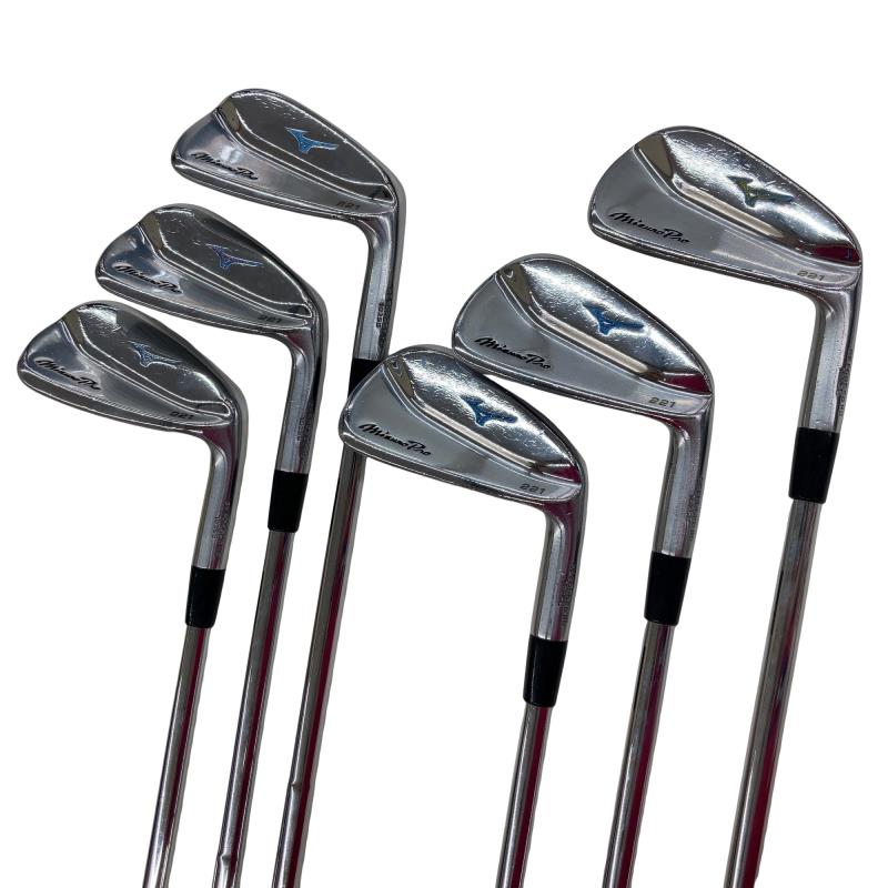 【中古】 ミズノ Mizuno Pro 221 6S アイアン書き割り IR 純然たる特注矢がら (フレックスS) メンズ 成人男性用 右利き 右用 C位置づける ゴルフ野球クラブ