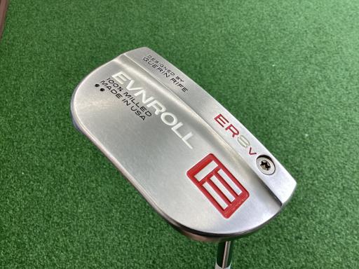 【中古】 EVNROLL EVNROLL ER8v(ショートスラント) 34in パター PT スチール写真 (フレックス余分の物) メンズ 成人男性用 右利き 右用 C序列付ける ゴルフ野球クラブ
