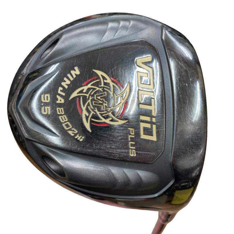 【中古】 カタナゴルフ VOLTiO NINJA PLUS 8802Hi(黒いこと)  9.5° １番ウッド DR 完全無欠特注立て坑 (フレックスR) メンズ 成人男性用 右利き 右用 C序列付ける ゴルフ野球クラブ