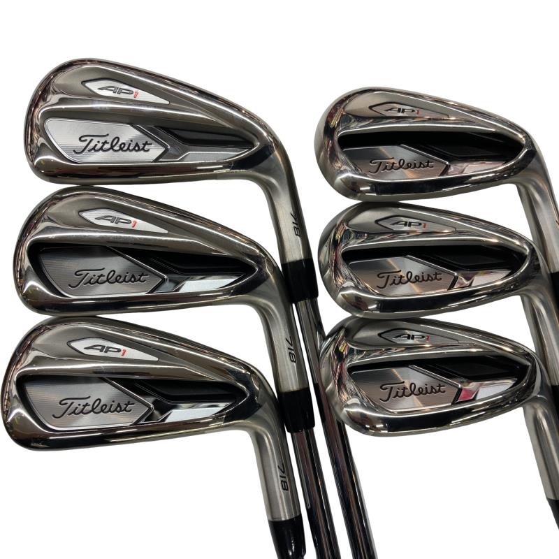 【中古】 タイトリスト Titleist AP1 718 6S アイアン仕掛ける IR NS PRO 950GH (フレックスS) メンズ 成人男性用 右利き 右用 B価値づける ゴルフ野球クラブ