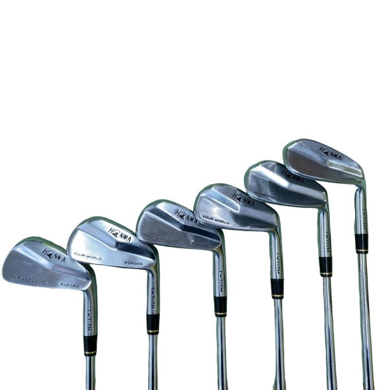 【中古】 本間ゴルフ TOUR WORLD TW717M FORGED 6S アイアンセット IR NS PRO MODUS3 TOUR120 (フレックスS) メンズ 男性用 右利き 右用 Cランク ゴルフクラブ
