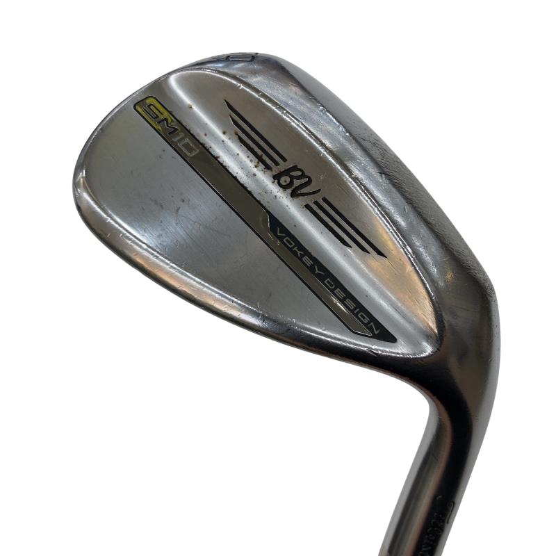 【中古】 タイトリスト VOKEY SPIN MILLED SM10 ツアークロム 60°/08°M ウェッジ WG Dynamic Gold (フレックスS) メンズ 男性用 右利き 右用 Cランク ゴルフクラブ