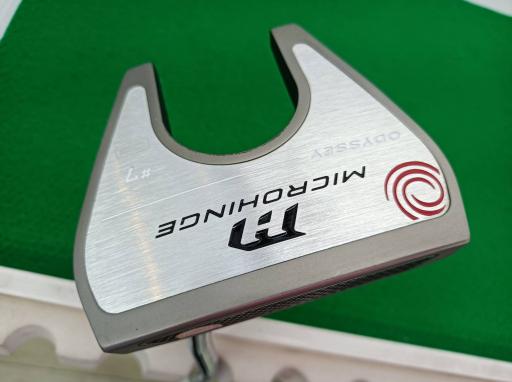 【中古】 オデッセイ MICROHINGE #7 DB 32インチ パター PT スチール (フレックスその他) メンズ 男性用 右利き 右用 Bランク ゴルフクラブ|ゴルフパートナー 中古クラブ店