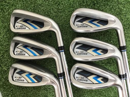 【中古】 ダンロップ XXIO CROSS(2021) 7S アイアンセット IR NS PRO 860GH D.S.T for XXIO (フレックスR) メンズ 男性用 右利き 右用 Cランク ゴルフクラブ