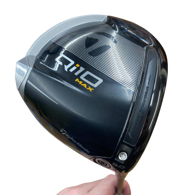【中古】 テーラーメイド Qi10 MAX 9° ドライバー DR リシャフト (フレックスその他) メンズ 男性用 右利き 右用 Cランク ゴルフクラブ