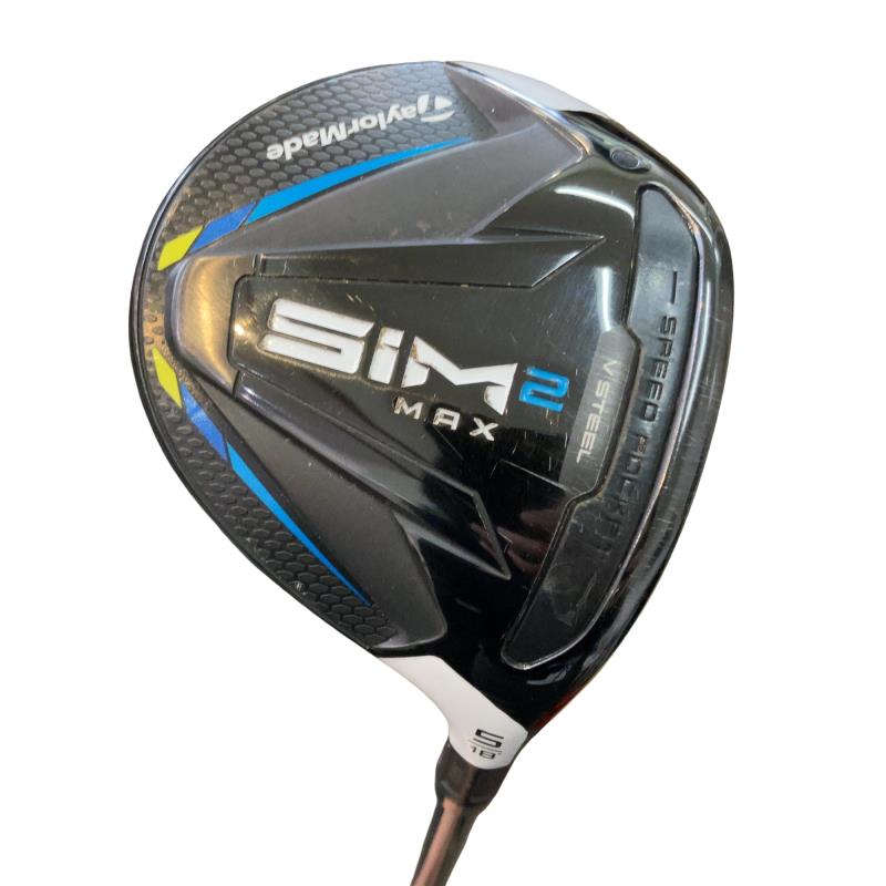 【中古】 テーラーメイド SIM2 MAX 5W フェアウェイウッド FW TENSEI BLUE TM50(SIM2 FW) (フレックスR) メンズ 男性用 右利き 右用 Cランク ゴルフクラブ