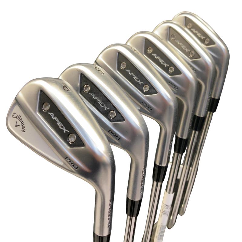 【中古】 キャロウェイ APEX PRO(2024) 6S アイアンセット IR NS PRO MODUS3 TOUR105 (フレックスS) メンズ 男性用 右利き 右用 Cランク ゴルフクラブ|ゴルフパートナー 中古クラブ店