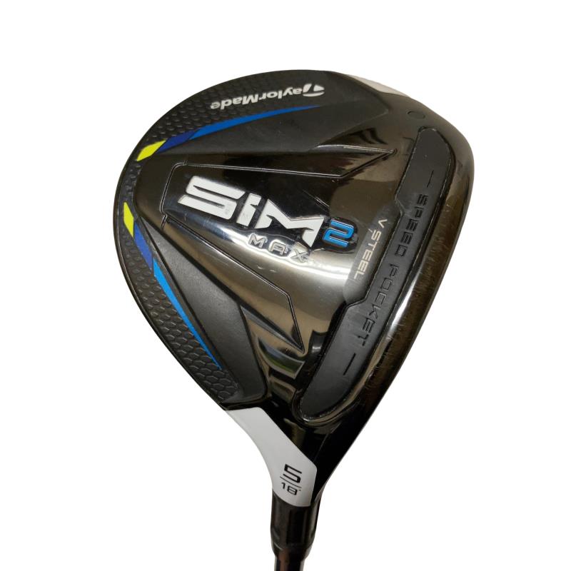【中古】 テーラーメイド SIM2 MAX 5W フェアウェイウッド FW TENSEI BLUE TM50(SIM2 FW) (フレックスR) メンズ 男性用 右利き 右用 Cランク ゴルフクラブ