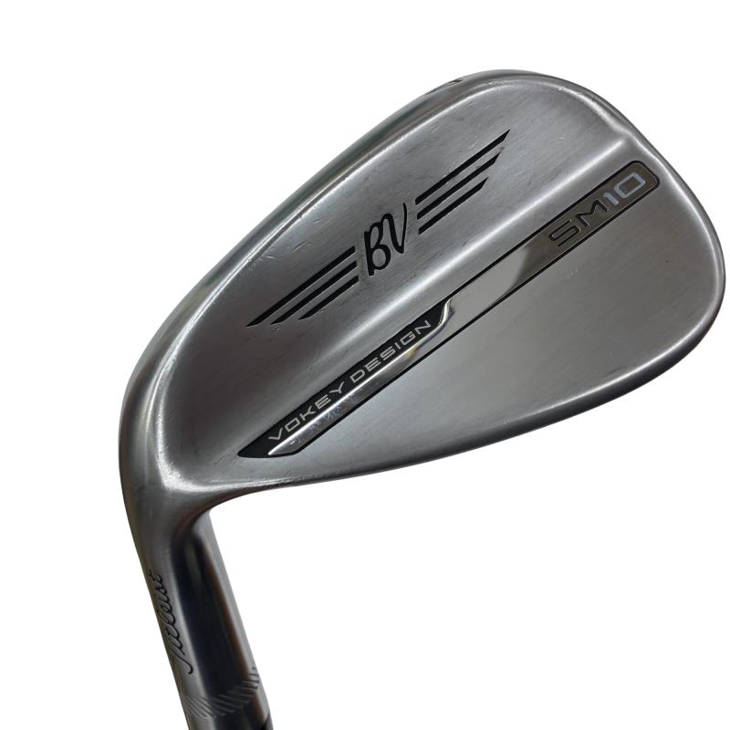 【中古】 タイトリスト VOKEY SPIN MILLED SM10 ツアークロム 48°/10°F レフティ ウェッジ WG BV 105 (フレックスその他) メンズ 男性用 左利き レフティ 左用 Cランク ゴルフクラブ