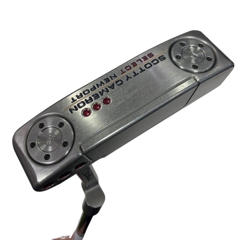 【中古】 タイトリスト SCOTTY CAMERON select NEWPORT(2018) 35in パター PT スチール写真 (フレックス余分の物) メンズ 成人男性用 右利き 右用 C価値づける ゴルフ野球クラブ