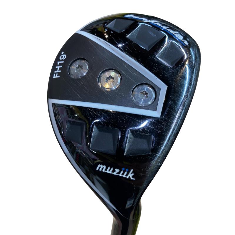 【中古】 muziik muziik TURFRIDER FW HYBRID 19° フェアウェイウッド FW 純然たる特注矢がら (フレックスS) メンズ 成人男性用 右利き 右用 C位置づける ゴルフ野球クラブ