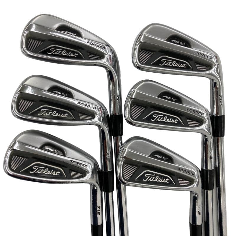 【中古】 タイトリスト Titleist AP2 712 6S アイアンセット IR Dynamic Gold (フレックスS) メンズ 男性用 右利き 右用 Dランク ゴルフクラブ