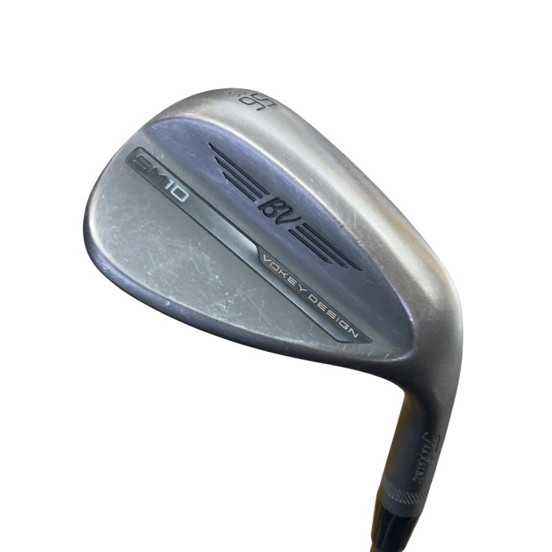 【中古】 タイトリスト VOKEY SPIN MILLED SM10 ジェットブラック 56°/08°M ウェッジ WG 純正特注シャフト (フレックスその他) メンズ 男性用 右利き 右用 Cランク ゴルフクラブ