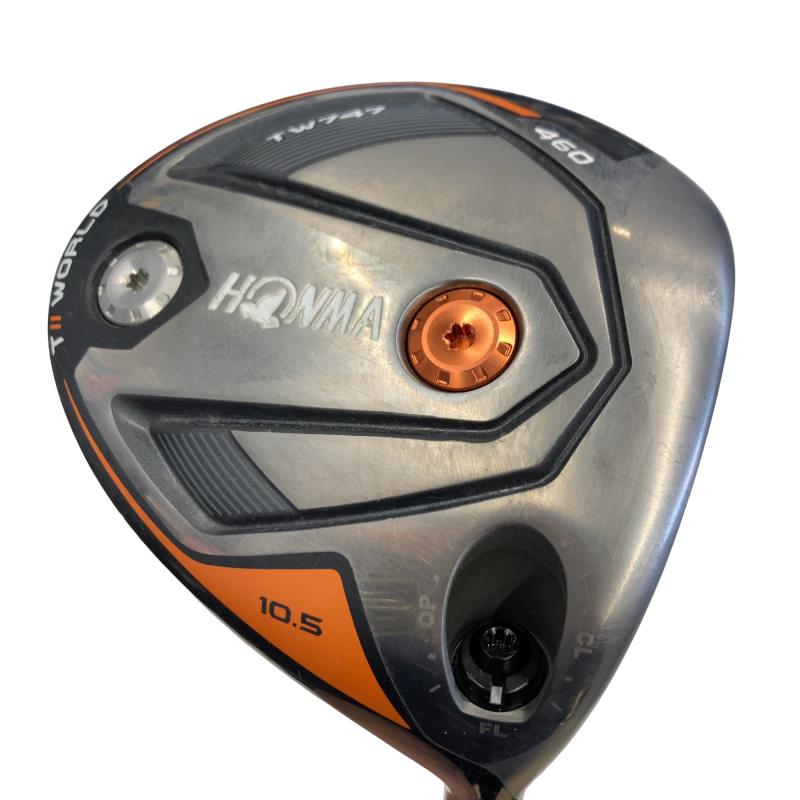 【中古】 本間ゴルフ TOUR WORLD TW747 460 10.5° １番ウッド DR 完全無欠特注立て坑 (フレックスR) メンズ 成人男性用 右利き 右用 C序列付ける ゴルフ野球クラブ