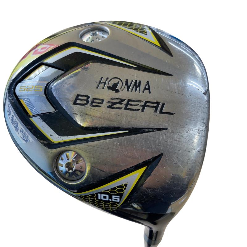 【中古】 本間ゴルフ Be ZEAL 525 10.5° ドライバー DR VIZARD for Be ZEAL(ドライバー) (フレックスSR) メンズ 男性用 右利き 右用 Dランク ゴルフクラブ