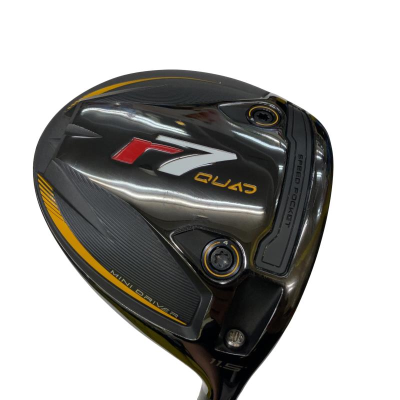 【中古】 テーラーメイド r7quad MINI DRIVER 11.5&deg; ドライバー DR 純正特注シャフト (フレックスR) メンズ 男性用 右利き 右用 Bランク ゴルフクラブ｜ゴルフパートナー 中古クラブ店