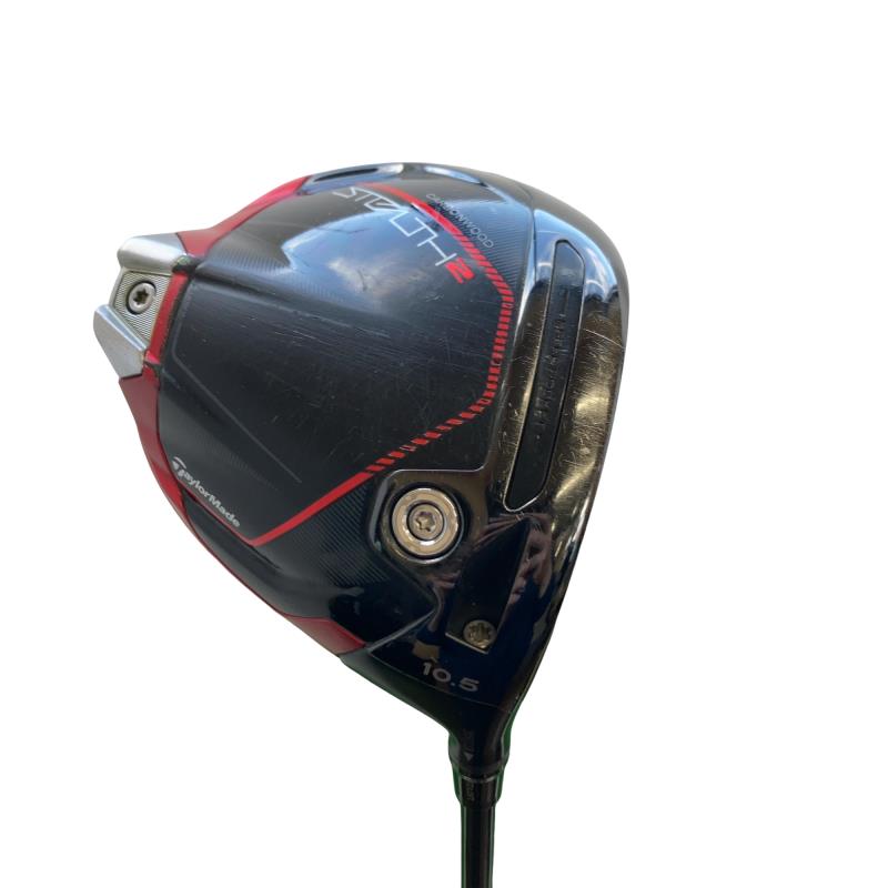 【中古】 テーラーメイド STEALTH2 10.5° ドライバー DR 純正特注シャフト (フレックスS) メンズ 男性用 右利き 右用 Cランク ゴルフクラブ