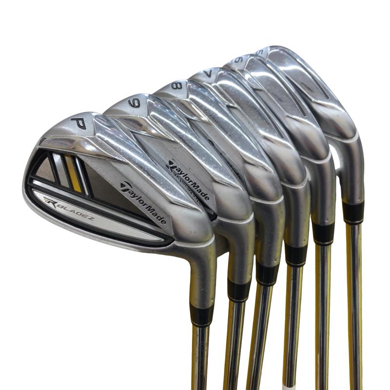 【中古】 テーラーメイド ROCKET BLADEZ 6S アイアンセット IR KBS C-TAPER 90 (フレックスR) メンズ 男性用 右利き 右用 Dランク ゴルフクラブ